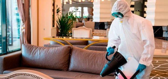 Desinfección COVID en hoteles