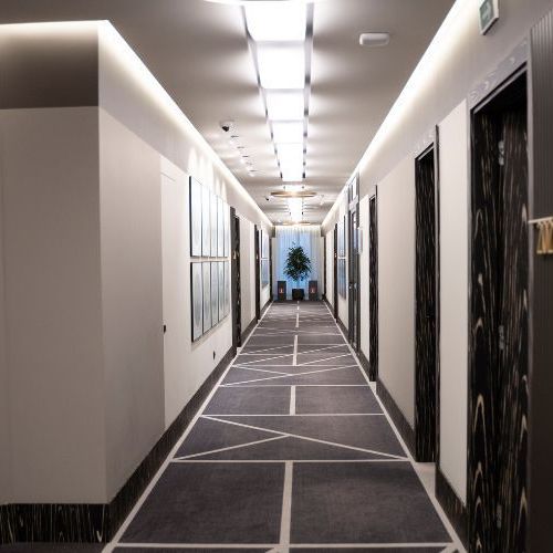 pasillo de hotel