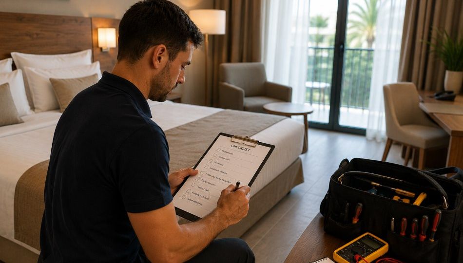check list de mantenimiento de hotel