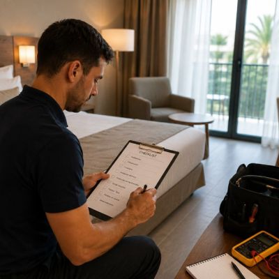 check list de mantenimiento de hotel