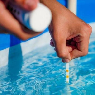 agua turbia piscina